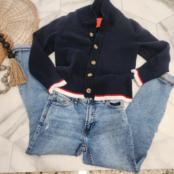 [ JOE FRESH] boys size Medium,( 7-8) long sleeve button down cardigan jacket. - Picture 12 of 16